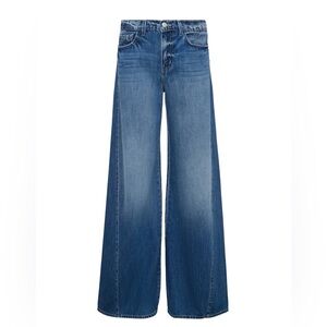 L'AGENCE Classic Blue Wide Leg Jeans